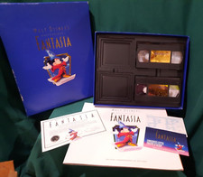 Walt Disney's Fantasia Collector's Edition Set W/Lithograph  Book VHS No CD's