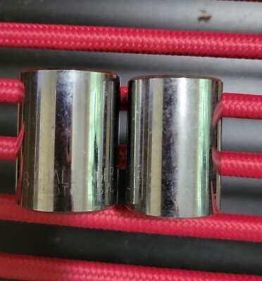 (2) Challenger by Proto 1628- 7/8 in SAE 1/2  Drive 12 Point Sockets Vintage NEW