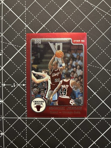 MICHAEL JORDAN 1985 STAR ROOKIE 101 REPRINT 24 of 50 - 1996 Stadium Club Finest
