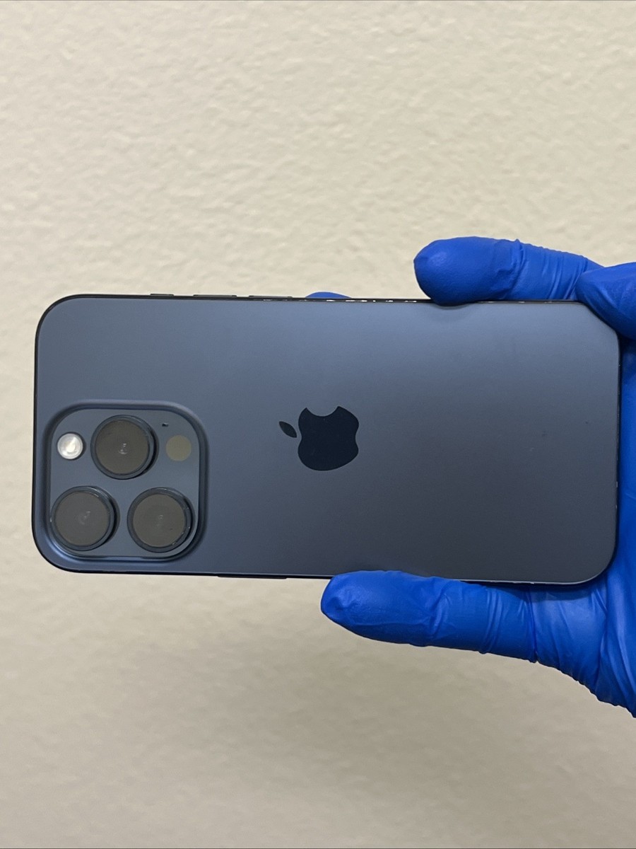 Apple iPhone 15 Pro 256GB Blue Titanium - Unlocked Good *Read Desc