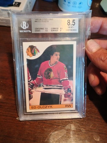 Ed Olczyk #86 1985 O-Pee-Chee card