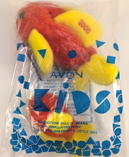 Avon July 1999 Birthstone Sim. Ruby Gill The Goldfish Little Gill Beany Plush