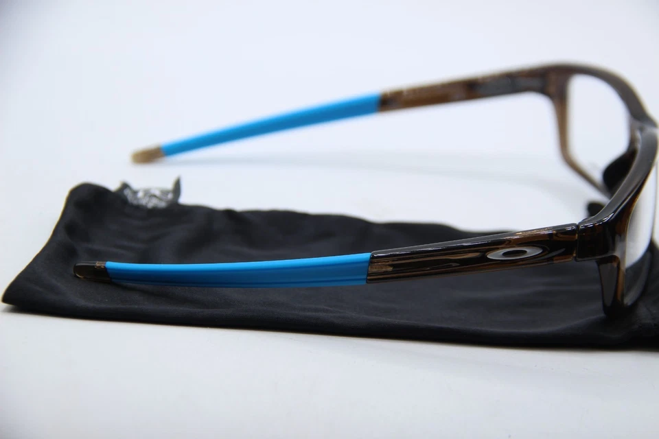 NEW OAKLEY OX8037-1754 POLISHED BARK CROSSLINK AUTHENTIC FRAMES EYEGLASSES 54-18 - Image 4 of 4