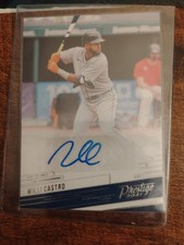 2021 Panini Chronicles - Prestige Autographs Willi Castro #PR-WC Blue /50 (AU)