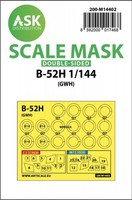 B-52H Double-Sided Painting Mask For Great Wall Hobby / 1:144
