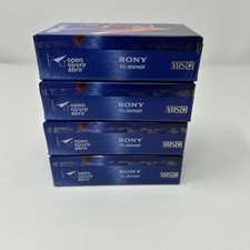 Lot of 4 - Sony 30 Minute VHS-C Camcorder Videocassettes TC-30VHGF New Sealed