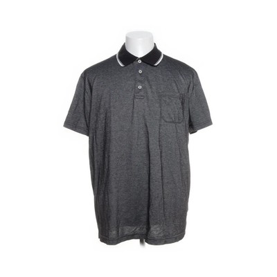 Dressmann, Poloshirt, Größe: 3XL, Grau/Schwarz, Baumwolle/Polyester, Herren #By0