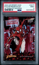 2024 UD Spider-Man Pavitr Prabhakar Alternate Universe #AU17 PSA 9