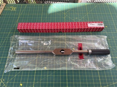 Starrett 91D Tap Wrench, Straight Handle, 16'' Body Length, New In An Open Box
