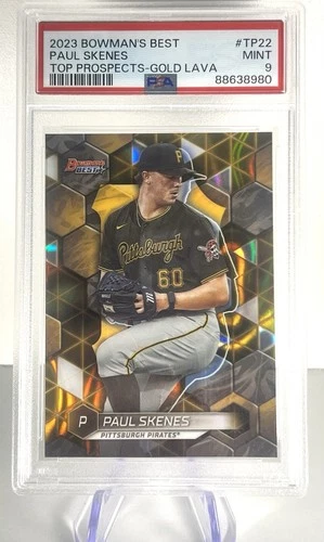 2023 Bowmans Best Paul Skenes Gold Lava 35/75 PSA 9 #TP22