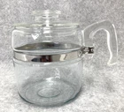 Vintage Pyrex 7756B Percolator 6 Cup Coffee Pot Made in USA  -Pot and Lid Only