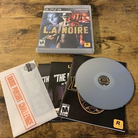 L.A. Noire Sony PlayStation 3 PS3 Video Game Complete Manual Rockstar M Rated