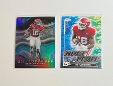 Treylon Burks RC 2022 Select Draft Picks Unstoppable Prizm #US-TB & SAGE NL #61