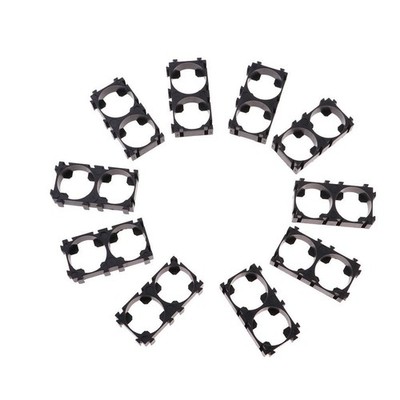 10 Stück 18650 Batterie-Abstandshalter Shell Double Plastic Heat Holder Bracket