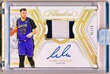 2024-25 Flawless Luka Doncic Prime Materials Gold Patch Auto #SPM-LDM (01/10)