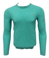 GANT Men's Spearmint Cotton Pique Knit Crew Neck Sweater Size M NWT