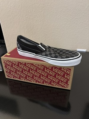 Size 9 - Vans Seldan Checkerboard - Black/Pewter