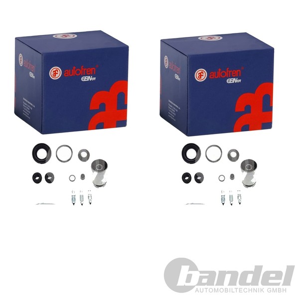 2X Autofren Bremssattel RAPARATUR-SATZ Hinten Passend FüR Honda Civic Concerto-image
