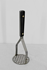 Flint Potato Masher Black Handle Stainless Steel USA Kitchen Utensil Tool