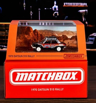 Matchbox Mattel Creations 1970 Datsun 510 Rally Rlc New Sealed   