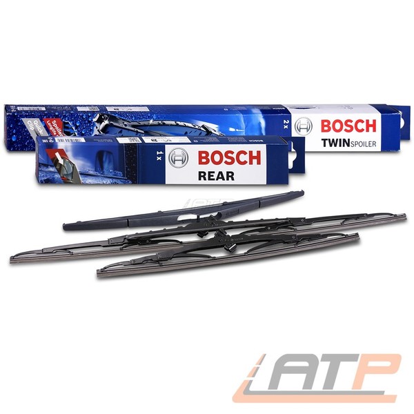Bosch Twin Scheibenwischer 653S +Heckwischer H353 FÜR Peugeot 206-image