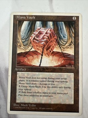 Mana Vault - (MP) MTG Core Set 4th Edition