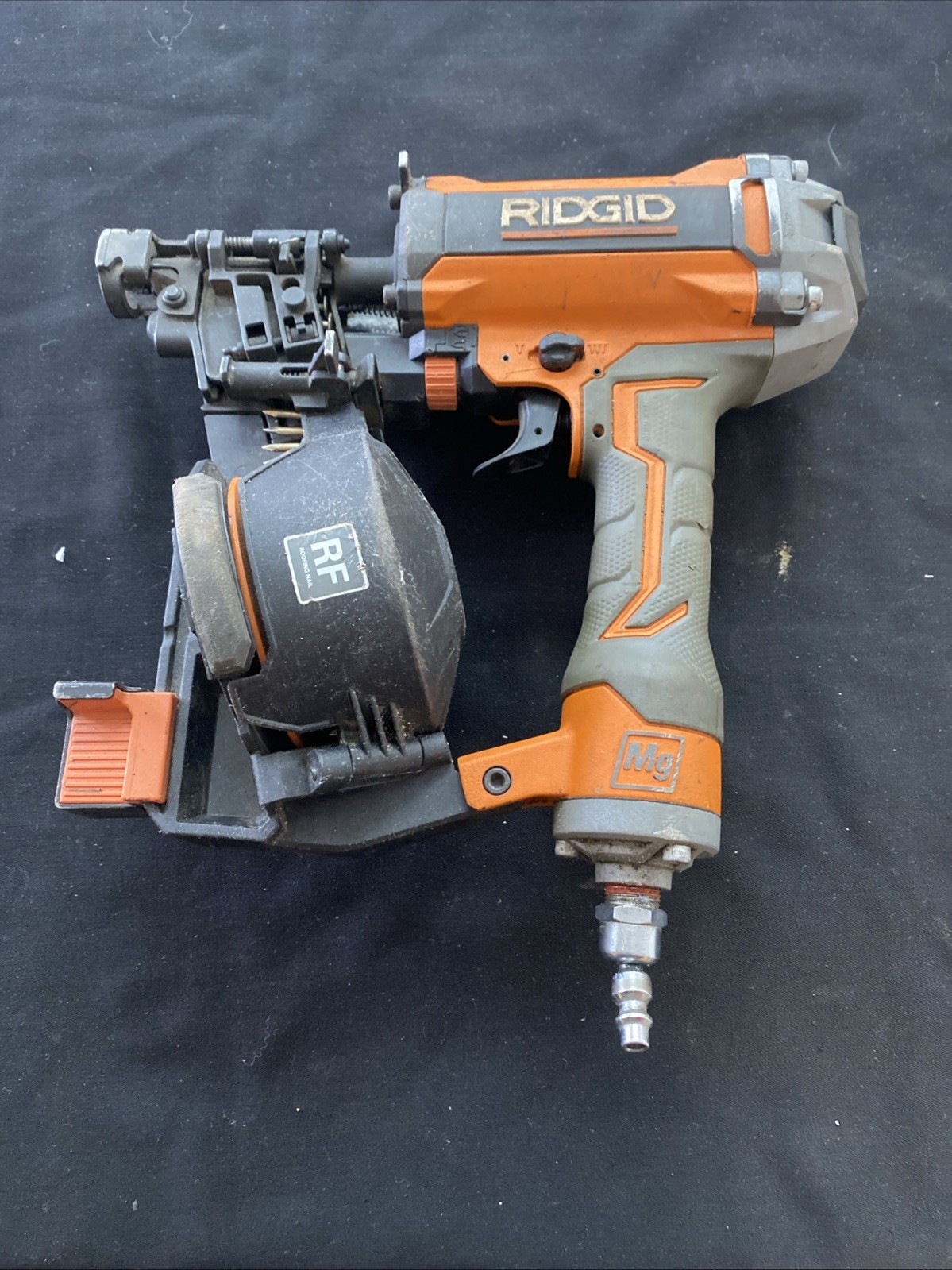 RIDGID Pneumatic 15 Deg. 1-3/4 in. Coil Roofing Nailer FREE SHIP