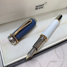 Montblanc Writers Jane Austen Series Piston Inking Fountain Pen New With Pen Box