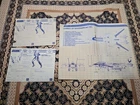VTG GI JOE (c)1983 COMBAT JET SKYSTRIKER XP 14F Instruction Blueprint Insert LOT
