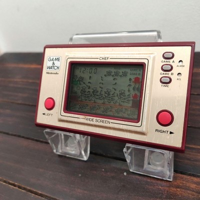Nintendo Game and Watch Chef Retro Handheld 1981 Tested Japan