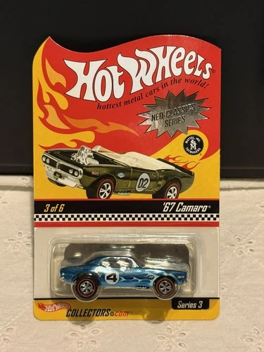 Vintage 2003 Hot Wheels 67 Chevy Camaro Neo-Classics Red Line Club  01266/10500