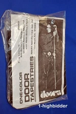 NEW! Vintage Jim Morrison Giant 21x67" Silk-Screened One Color DOOR Tapestry