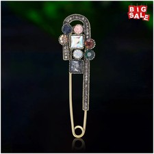 Star Brooches Elegant Rhinestone for Women Flower Pins Event Gift Pa