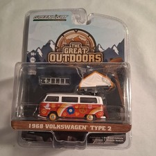 Greenlight 1968 Volkswagen Type 2  The Great Outdoors 1:64 scale