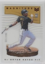 2021 Panini Chronicles Magnitude Red 64/100 Ke'Bryan Hayes #36 uk2