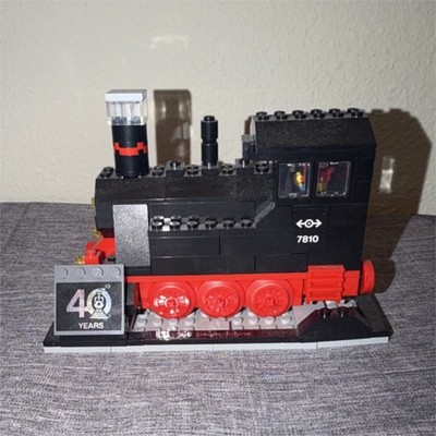 LEGO 40370 Steam Engine 40 Yrs of LEGO Trains -Discontinued, Built Display Model