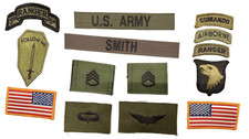 Set 14 toppe esercito americano Bdu Woodland Uniform Reforger 3° Ranger 101° Airborne Com