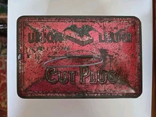 Vintage Union Leader Cut Plug Tobacco Tin