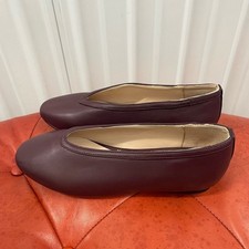 Women's Burgundy Slip-On Ballet Flats