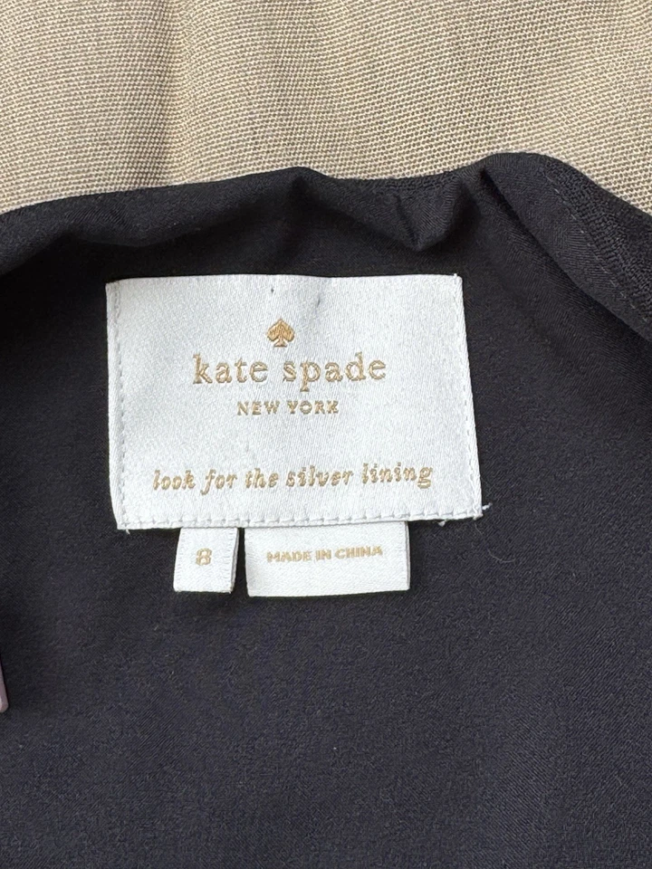 Vestido Vaina Kate Spade Mujer 8 Negro Clásico Hasta la Rodilla Negocios Carrera Foto 3 de 4