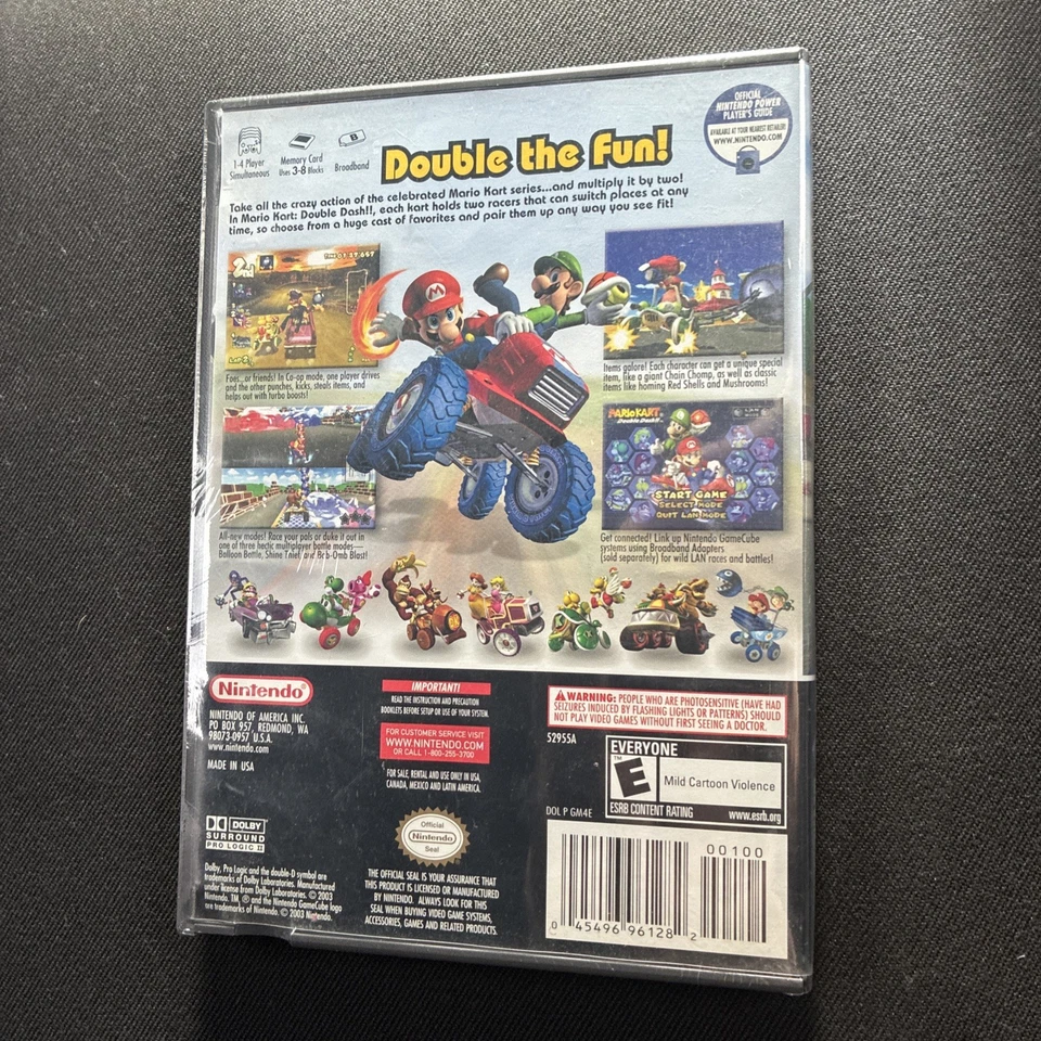 SEALED**  Mario Kart Double Dash  Nintendo Gamecube Game - Image 2 of 2