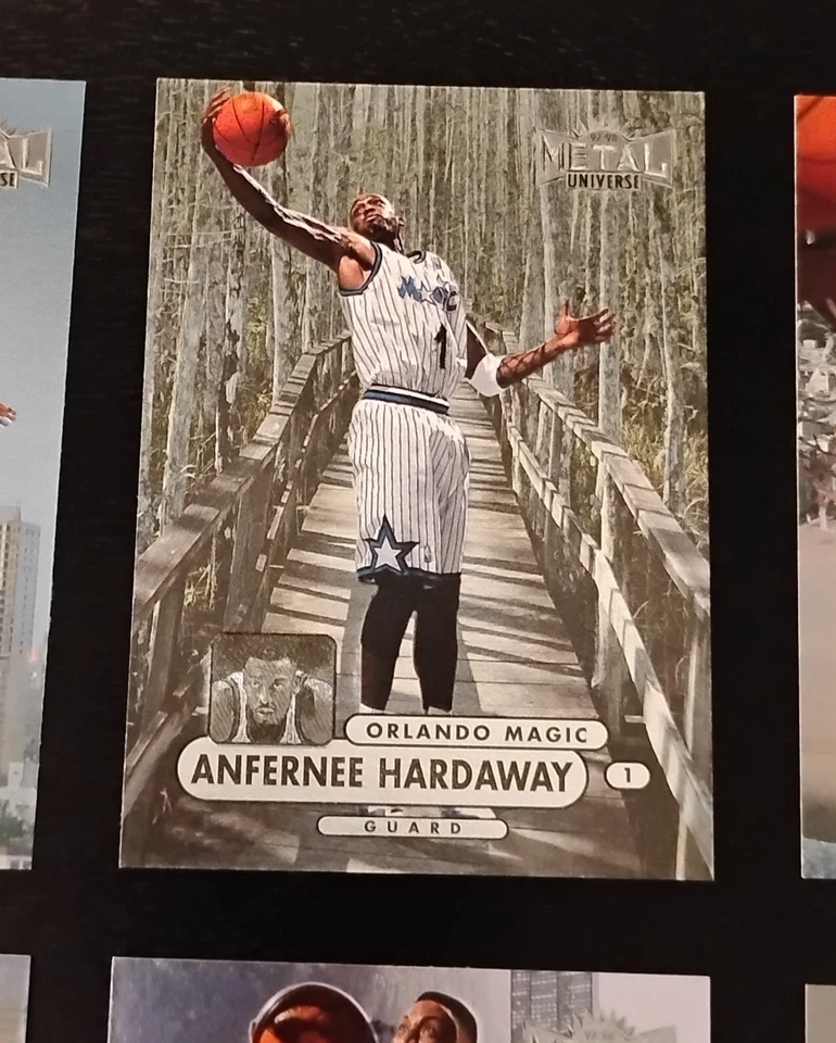 Lote de 12 97-98 Metal Universe Championship - McGrady RC, Iverson Rodman Tudo quase perfeito+! - Imagem 4 de 4
