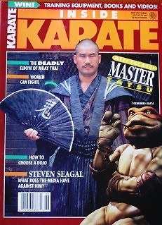 6/91 INSIDE KARATE STEVEN SEAGAL TOSHISHIRO OBATA NINJA TURTLES MARTIAL ARTS VG - Picture 1 of 1