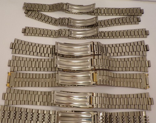 Vtg Seiko Wristwatch Bands & Parts Watchmaker Repair Lot Buckles Stainless Steel - Picture 11 of 11