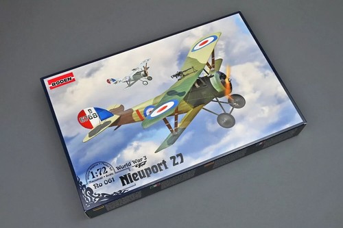 Kit Modelo Avión de Combate Militar Roden 061 Nieuport 27 1/72 Primera Guerra Mundial - Imagen 9 de 9