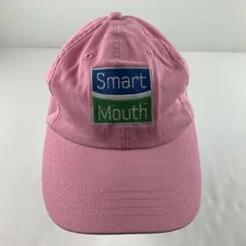 NEW Smart Mouth Hat Women One Size Pink Cap Strapback Casual Outdoor