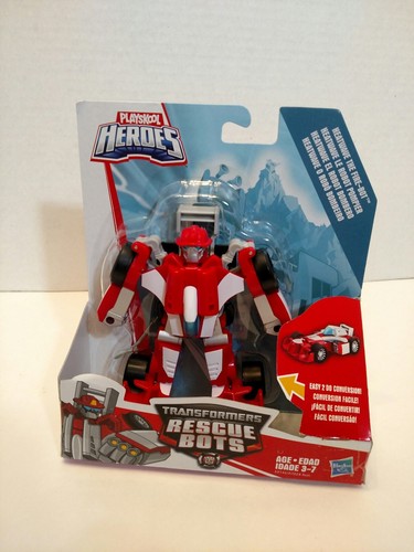 New HEATWAVE FIRE-BOT RACE CAR Playskool Heroes Transformers Rescue Bots 2018 - Picture 1 of 2