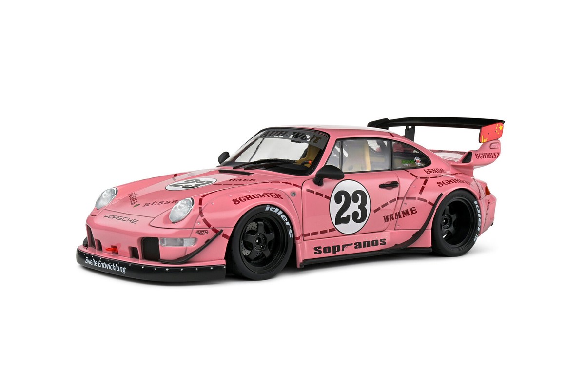 Solido S1808503 Porsche 911 RWB Rauh-Welt Sopranos Pink Pig