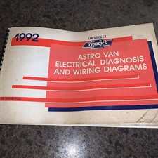 1992 Chevrolet Trucks Astro Van Electrical Diagnosis And Wiring Diagrams 