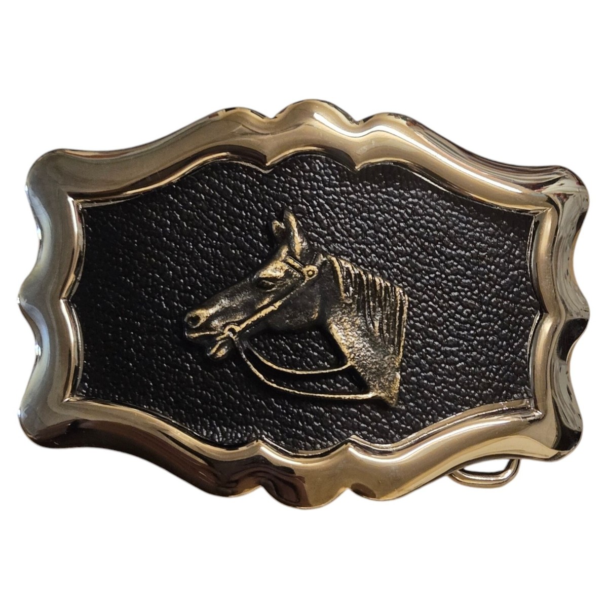 Vintage Horse Belt Buckle Cowboy Country Western Wear 